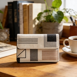 ที่ใส่<span class=keywords><strong>บัตร</strong></span>แบบพกพา รุ่นให<span class=keywords><strong>ม</strong></span>่ ดีไซน์เรียบง่าย  ที่ใส่<span class=keywords><strong>บัตร</strong></span>แบบถัก 3 <span class=keywords><strong>ม</strong></span>ิติ  สา<span class=keywords><strong>ม</strong></span>ารถปรับแต่งได้ สำหรับใส่บัตรชื่อ <span class=keywords><strong>บัตร</strong></span><span class=keywords><strong>เครดิต</strong></span> <span class=keywords><strong>บัตร</strong></span>ธุรกิจ <span class=keywords><strong>บัตร</strong></span>ประจำตัวประชาชน - Product Image 1