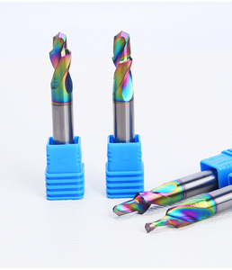 Rainbow Coated Solid Carbide <strong>Countersink</strong> Step <strong>Drill</strong> Bit for PCB Chamfering &amp; Deburring CNC Tool - Product Image 6
