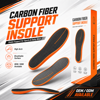 Semelles intérieures professionnelles en fibre de carbone, semelles de chaussures en plaque de carbone pour le basketball, la course à pied, le saut, inserts sportifs haute performance