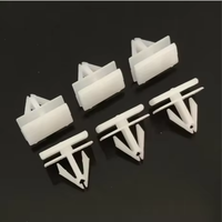 Clips de fixation universels en nylon blanc pour moulures latérales de carrosserie et garnitures de porte, rivets de retenue en plastique pour jupes latérales de voiture