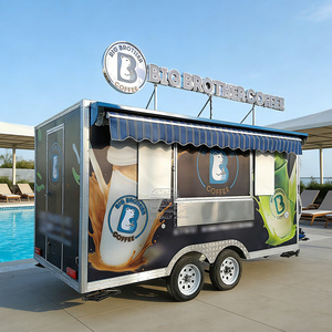 Street Food Trailer Kiosk Cart Mobile Ice Cream Candy Towable Food Trailer Mobile Truck Fast Food Trailer with CE - Product Image 3