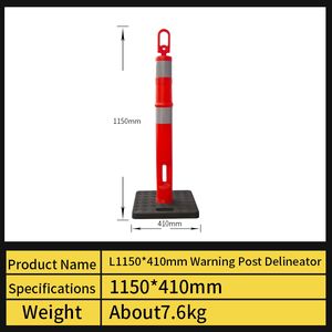 Sangat Terlihat Keselamatan Jalan Penghalang Lalu Lintas Fleksibel Lembut Delineator Peringatan <span class=keywords><strong>Post</strong></span> - Product Image 5