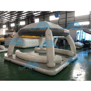 Luxe Aqua Floating Party Banas Gonflable Eau Flottant Jet <span class=keywords><strong>Ski</strong></span> SUP Board Parking Dock Station Combo - Product Image 2