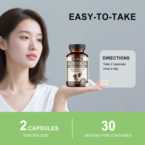 Capsule Smart Focus Formula con Caffeina e L-Teanina, Miscela Elite per Concentrazione e Energia Duratura, Integratore Alimentare - Product Image 4