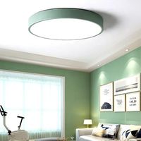Lampu plafon Led 30W tinggi, lampu plafon untuk apartemen loteng dalam ruangan balkon menempel bulat untuk ruang makan kamar tidur