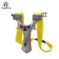Slingshots de haute qualité en alliage de zinc et puissants avec bande élastique pour les jeux de tir en plein air