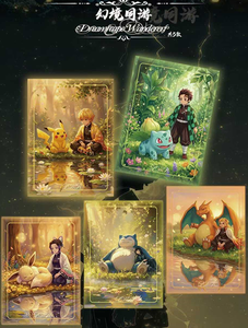 HuoHu Demonslayered and Pokemoned Crossover Fantasy Series, Juego de Cartas Coleccionables Polarizadas, Regalos para Niños - Product Image 6
