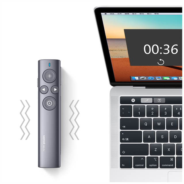 Integrated Design N95s Pro Spotlight Office Powerpoint Presentation Projector Remotes Wireless Lazer Pointer with USB Cable