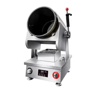 Gas Electric Stainless Steel Automatic Wok Cooking Machine Cooking Robot Cooker