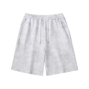Shorts Cargo Tie-Dye Décontractés en Coton (85%) et Polyester (15%) de 400 Grammes pour Fabricants de Vêtements – Style Ample avec Cordon de Serrage - Product Image 1