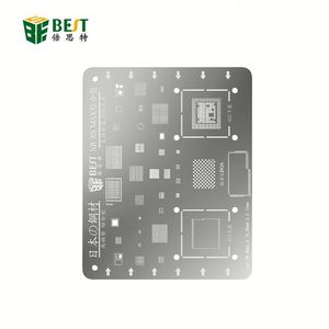 Modèle de soudure de pochoir de rebillage BGA de puce IC en acier japonais de haute qualité pour <span class=keywords><strong>iPhone</strong></span> X 6 Plus <span class=keywords><strong>5</strong></span> <span class=keywords><strong>carte</strong></span> <span class=keywords><strong>mère</strong></span> en acier inoxydable - Product Image 3
