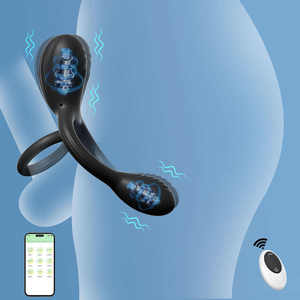 Control de aplicación Vibración Anillo para el pene Semen Bloqueo Ojo de oveja Juguete sexual para adultos Bloqueador de circuncisión masculina - Product Image 6