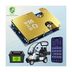 ECBMS 4S 10S 13S 12В 72В 200А 80А BMS для гольф-каров, умное быстрое балансирование, низкотемпературная зарядка, <span class=keywords><strong>LiFePO4</strong></span>, Li-ion, 18650, для морских и DIY аккумуляторов - Product Image 1