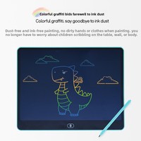 Tablette d'écriture LCD 16 pouces pour le dessin des enfants et le gribouillage, en plastique, design carré, type tableau noir