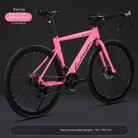 Vélo de route aérodynamique à guidon intégré à dégagement rapide, abordable pour hommes et femmes adultes, Chine
