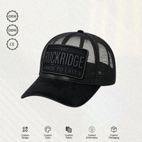 Casquette Trucker Entièrement en Maille Respirante avec Visière en Cuir PU, Patch 3D en Relief, Fermeture Snapback Ajustable, Unisexe, Logo Personnalisé, Vente en Gros