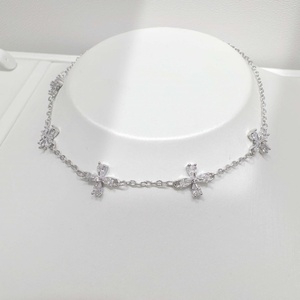 wholesale silver 925 plata women Flower <b>charm</b> bracelet Everyday Wear 14k gold designer colorful zircon fine chain link bracelets - Product Image 2