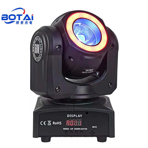 Botai 60W sân khấu/bán lẻ lai dẫn ánh sáng cơ giới chùm + Dải FX nhanh chóng phát hành gắn kết im lặng làm mát RGBW + trắng DMX 100W - Product Image 1