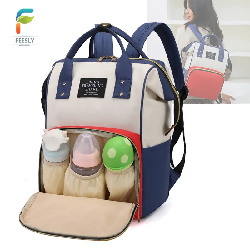 Fralda de bebê adulto, pano de fralda para bebê adulto mãe mochila de viagem para mamãe t forma de t bolso à prova d' água multifuncional fraldas de bebê