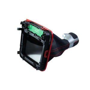 Levier de vitesses automatique Volkswagen Golf 7R, bouton de commande en cuir rouge, panneau décoratif LED, levier de vitesses ergonomique - Product Image 2