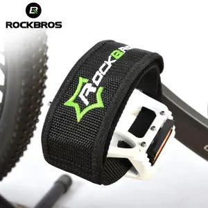 ROCKBROS Ultralight Bike Pedals Belt Platform Foot Straps Anti-slip Fixed Gear Beam Strap Bicycle Pedals Cover