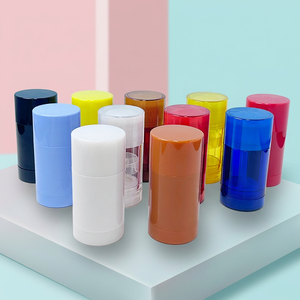 Tubos de desodorante en barra giratorios multicolor con logotipo personalizado, bajo MOQ, al por mayor, envases vacíos de plástico giratorios para bálsamo de perfume sólido - Product Image 3