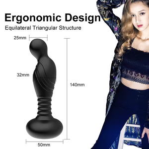Wireless <b>Remote</b> Control Digging Anal Butt Plug 10 Powerful <b>Vibration</b> Stimulation Patterns Vibrating Sex Toy for Couples - Product Image 5