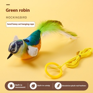 Juguete para gatos, pájaro simulado con sonido, entretenimiento personal, Varita divertida, juguete para gatitos que consume energía, suministros para gatos - Product Image 5