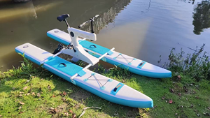 Maßgefertigtes Aufblasbares Wasser-Hydrocycle Schwimmendes Tretboot aus Stahl und Aluminium für Freizeitparks und Ferienanlagen - Product Image 4