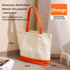 Bolsas de Compras Personalizadas al por Mayor con Logotipo Impreso para Mujer, Bolsas de Hombro Casuales de Lona de Algodón con Asas de Cuerda para Chicas - Product Image 3