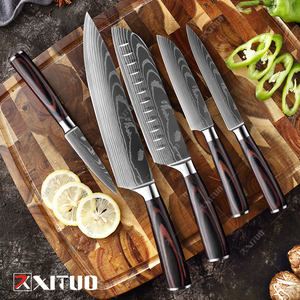 XITUO di alta qualità coltello 7CR17 Alto Tenore di Carbonio In Acciaio Inox coltello <span class=keywords><strong>da</strong></span> <span class=keywords><strong>cucina</strong></span> <span class=keywords><strong>Serie</strong></span> Giapponese di Damasco modello laser del Cuoco Unico 8-in - Product Image 6