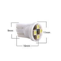 Nouvelle ampoule de feu de stationnement de voiture Yosovlamp T10 blanche 12V 12W 4LED pour les États-Unis