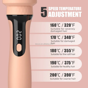 <span class=keywords><strong>Meilleure</strong></span> vente, fer à friser 3 en 1 compact et portable à infrarouge, fer à friser électrique PTC à chauffage rapide, 5 brosses - Product Image 5