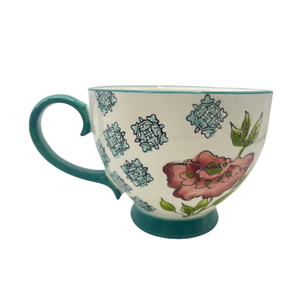 Factory Custom Indian Style 500ml Hand-painted <b>Ceramic</b> <b>Mug</b> Elephant Patterned Tea Soup Cup Personalized Coffee Cups - Product Image 4