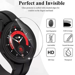 Protector de Pantalla de Vidrio Templado HD Clear 9H para Reloj Inteligente, Película para Reloj Inteligente Samsung <span class=keywords><strong>Galaxy</strong></span> <span class=keywords><strong>Watch</strong></span> 4 40mm 44mm 5pro Teléfono Móvil - Product Image 5