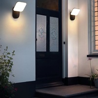 Lampe murale extérieure LED en aluminium étanche IP65 AC220V avec diffuseur en polycarbonate 3500K blanc chaud pour l'éclairage de jardin