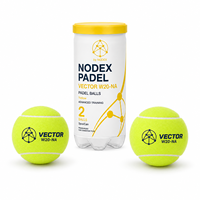 Nouvelle Arrivée - Balle de Padel en Caoutchouc Haute Élasticité et Résistance, Rose, Personnalisable avec Logo, en Boîte