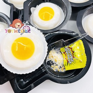 Vente en gros de jouets en plastique halal en forme d'œuf frit, de gelée de fruits et de bonbons pour enfants - Product Image 2