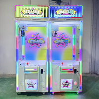 Nouvelle machine à griffes en métal à monnayeur pour peluches, jeu d'arcade avec interface en anglais, matériel stable, machine distributrice garantie 12 mois