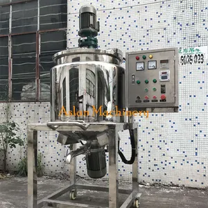 agitated tank reactor/double jacket reactor/vacuum mixer cosmetic agitator