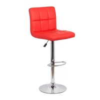 Tabourets de bar pivotants en cuir PU réglables en hauteur, modernes, pour la maison, le restaurant, l'hôtel, le café, la salle à manger