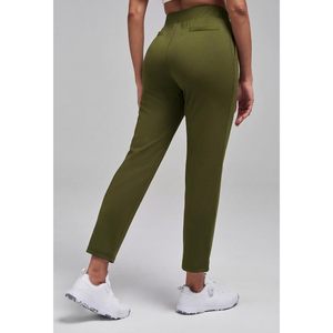 Pantalon de golf pour femme, longueur 7/8, taille élastique, extensible, avec poches, vert sauge, pantalon de sport, de voyage, décontracté - Product Image 4