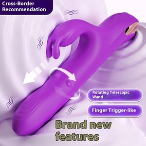 Kadın vücut bakımı araçları g-spot yapay penis tavşan vibratör Anal vibratör klitoris enayi yetişkin seks oyuncakları kadın çift yalama vibratör - Product Image 3