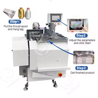Machine automatique d'enfilage d'étiquettes volantes de vêtements Machine à nouer les étiquettes suspendues à oeillet nouage insertion d'étiquettes volantes Machine à cordes