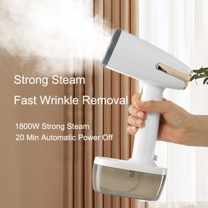 1800W piroscafo rapido 30s pannello in ceramica di preriscaldamento 30gmin vapore 350ml serbatoio portatile 0.7kg bianco Beige 140x110x260mm 220V - Product Image 2