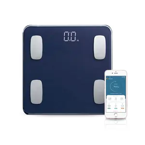 Data tubuh Syn, dengan pembacaan LED APP gratis, mesin pengukur berat badan penjualan terbaik, pemeriksa kesehatan elektronik timbangan lemak tubuh