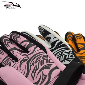 Guantes de Neopreno de 2 mm con Bloques de Color de Moda para Buceo Técnico, Protección Antideslizante, Cálidos para Invierno, Natación, Repuesto - Product Image 4