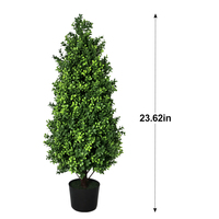 Künstlicher Buchsbaum-Topiary-Baum im Topf, Kunstpflanze für Heimdekoration, Gartenlandschaftsgestaltung, Hochzeits- und Partydekoration