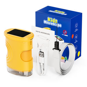 Tout-petits-Kit de sciences éducatives jouets <span class=keywords><strong>Microscope</strong></span> Mini poche poche lumière LED loupe pour filles garçons cadeaux d'anniversaire - Product Image 2