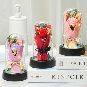 <span class=keywords><strong>ดอกไม้</strong></span>แห้ง DIY ช่อดอกกุหลาบแดงประดิษฐ์สำหรับแฟนหนุ่ม แฟนสาว คุณแม่ ของขวัญสุดโรแมนติก - Product Image 4